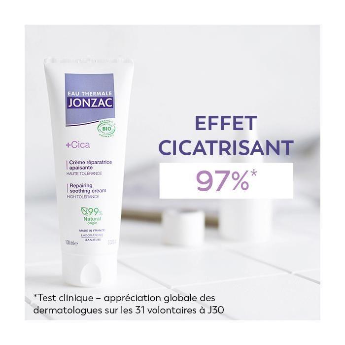 Eau Thermale Jonzac +Cica Crème Réparatrice Apaisante Bio 40ml