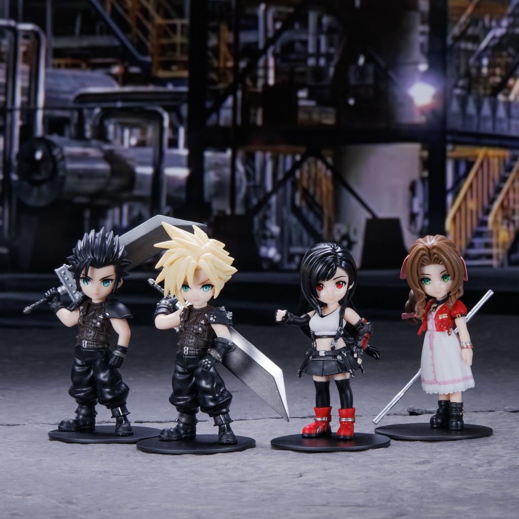 FINAL FANTASY Cloud Tifa Aerith zack Pose model, model statue, anime peripherals, small gifts, holiday gifts