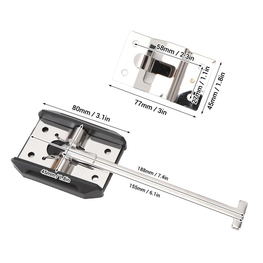 Door Catch RV Door Holder Stainless Steel Door Hold Hook Trailer Door Holder Entry Door
