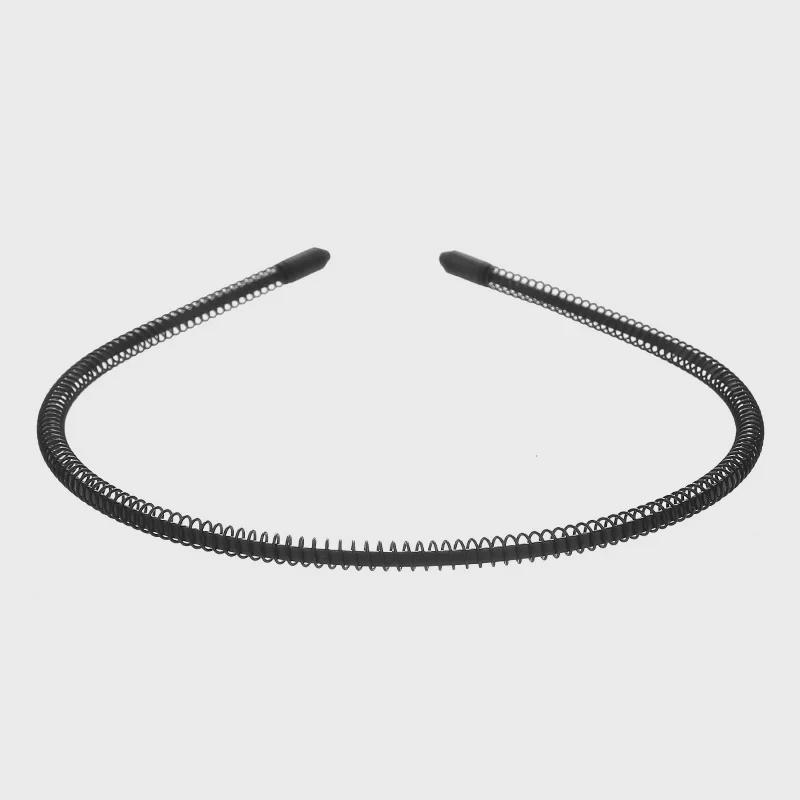 Adjustable Metal Wavy Hairband for Long Hair - Unisex Celebrity Style