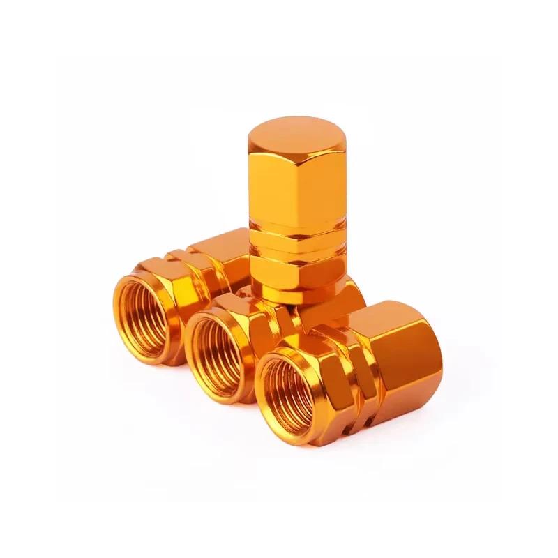 4PCS aluminum alloy car tire valve stem cap tire wheel rim valve cover dustproof and waterproof For Tesla Series car accessory