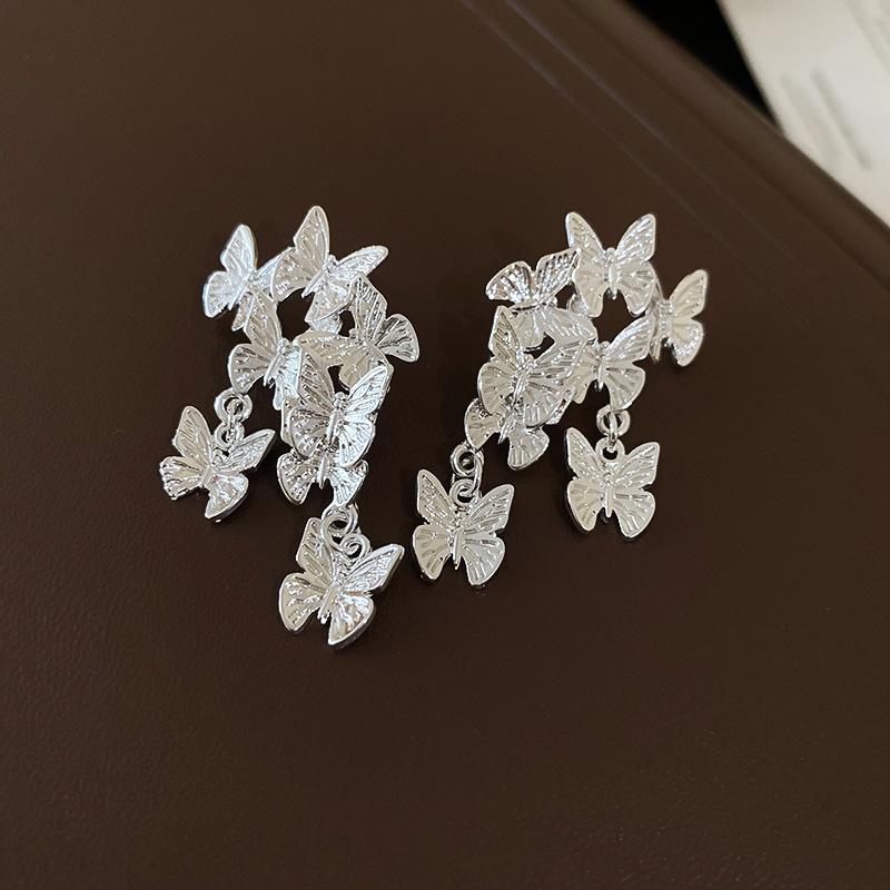 Metal Simple Versatile Earrings Personality Exaggerated Earrings Temperament Advanced Sense Earrings Fashion Earrings Women