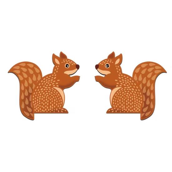 

1 Pair Squirrel Door Topper Wooden Forest Animal Over The Door Frame Corner Sign Rustic Hanging Wall Art for Home Living Room Bedroom Bathroom Squirrel