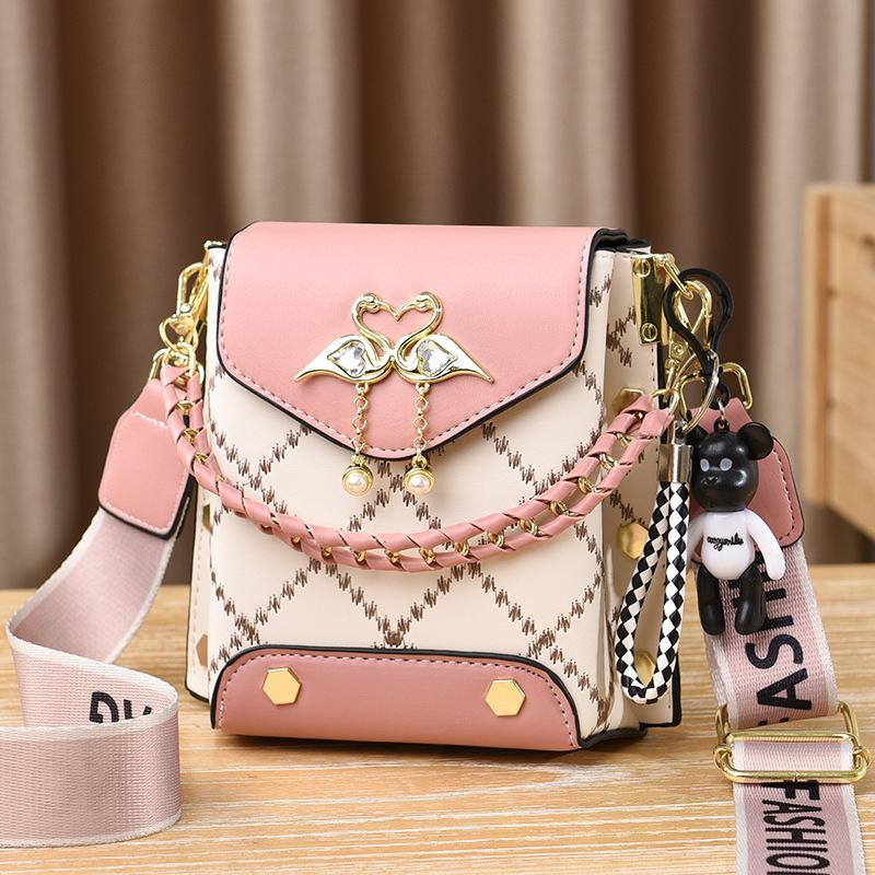 Bag Women's Shoulder 2025 New Fashion Spring and Summer Small Flower Embroidery Thread Mobile Phone Bag Large Capacity