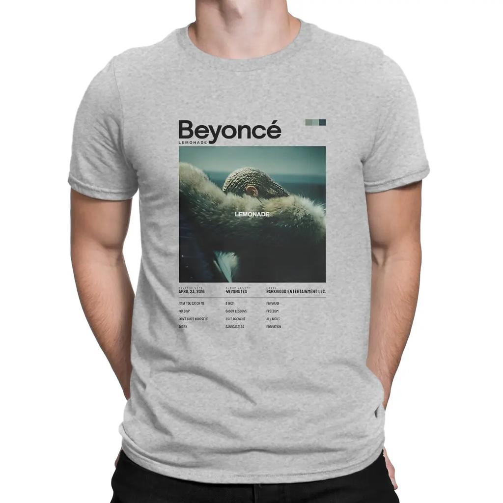 Beyonce Lemonade T-Shirts Men Beyonce Funny 100% Cotton Tees Round Collar Short Sleeve T Shirt Printing Tops