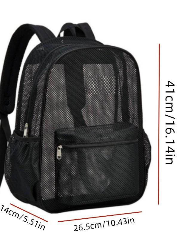 Heavy-Duty Mesh Backpack for Commuting, Swimming, Travel, and Outdoor Sports