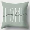 Home Decor Welcome Home And Bless This Home Pillows Pattern Cushion Cover Suitable For Sofa Bedroom Car Pillow Cover