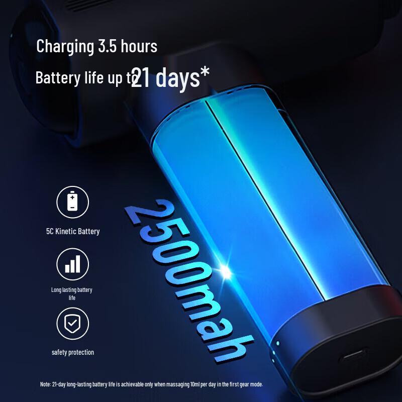 MERACH 9D1C Deep Tissue Massage Gun CN plug (adapter included)