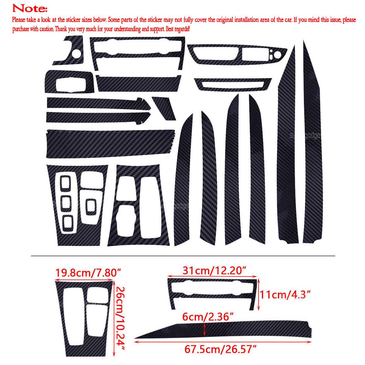 

Глянцевые наклейки из углеволокна для BMW X5 E70 X6 E71, стайлинг автомобиля, наклейки для отделки центральной консоли салона, меняющие цвет 5D Carbon Fiber