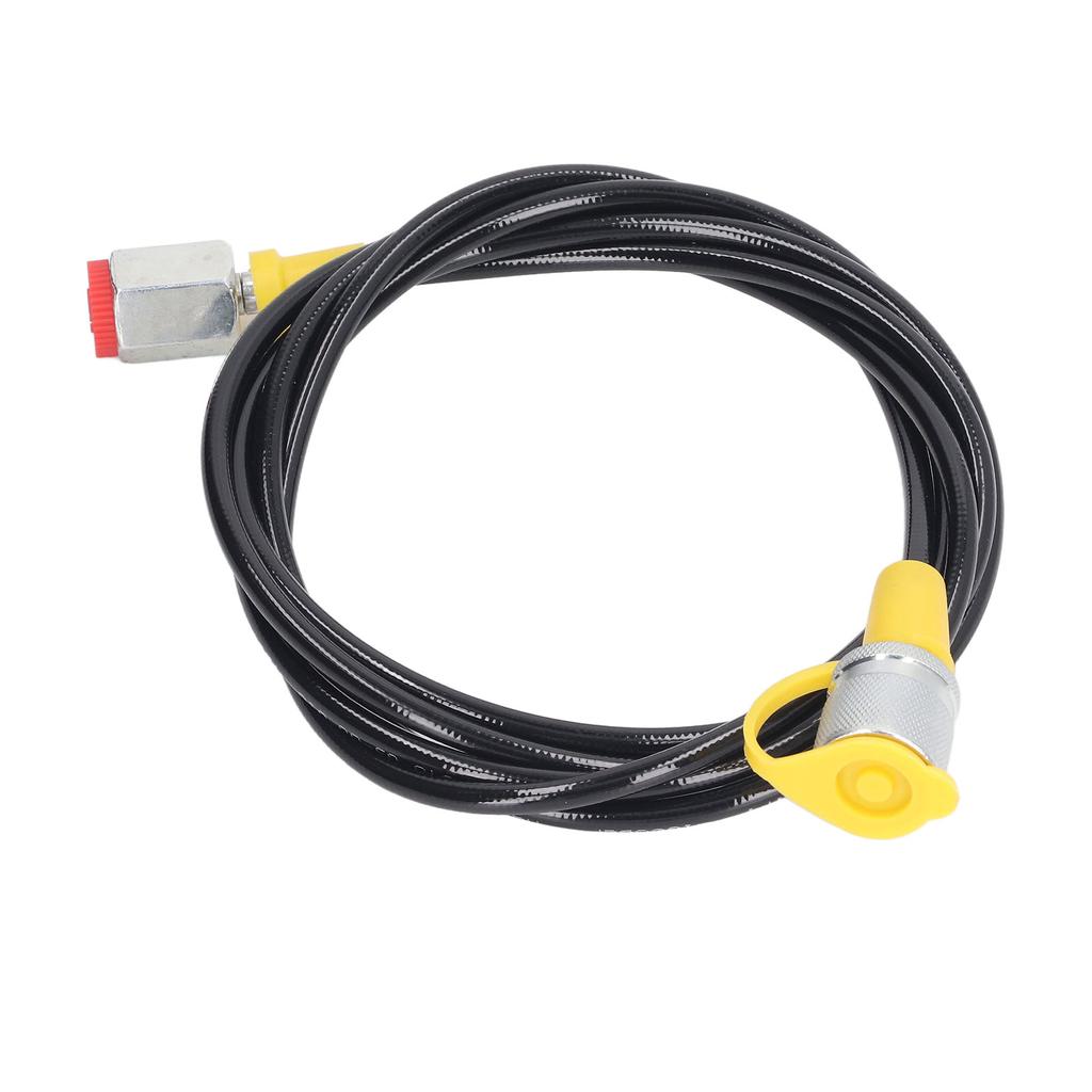 2m 6ft Hydraulisk trykktestslange 630Bar M16 X 2‑1 4BSP PU-kappe Høytrykksbestandig testkoblingsslange