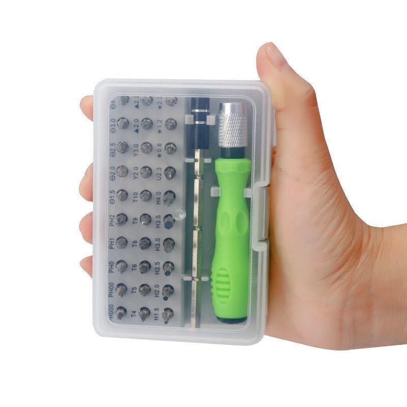1Pc 32 In 1 Screwdriver Set, Precision Household Maintenance Tool, Cross Shaped Screwdriver Screwdriver Bit Combination