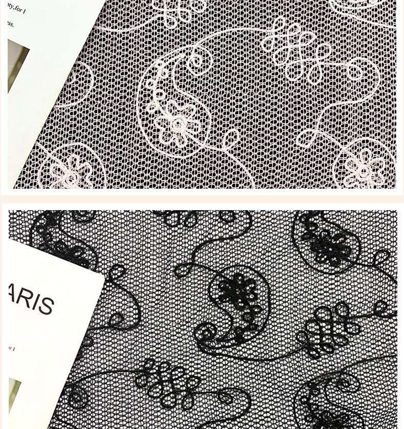 Children's Embroidered Cashew Mesh Lace Skirts and Dresses for Performance Wear