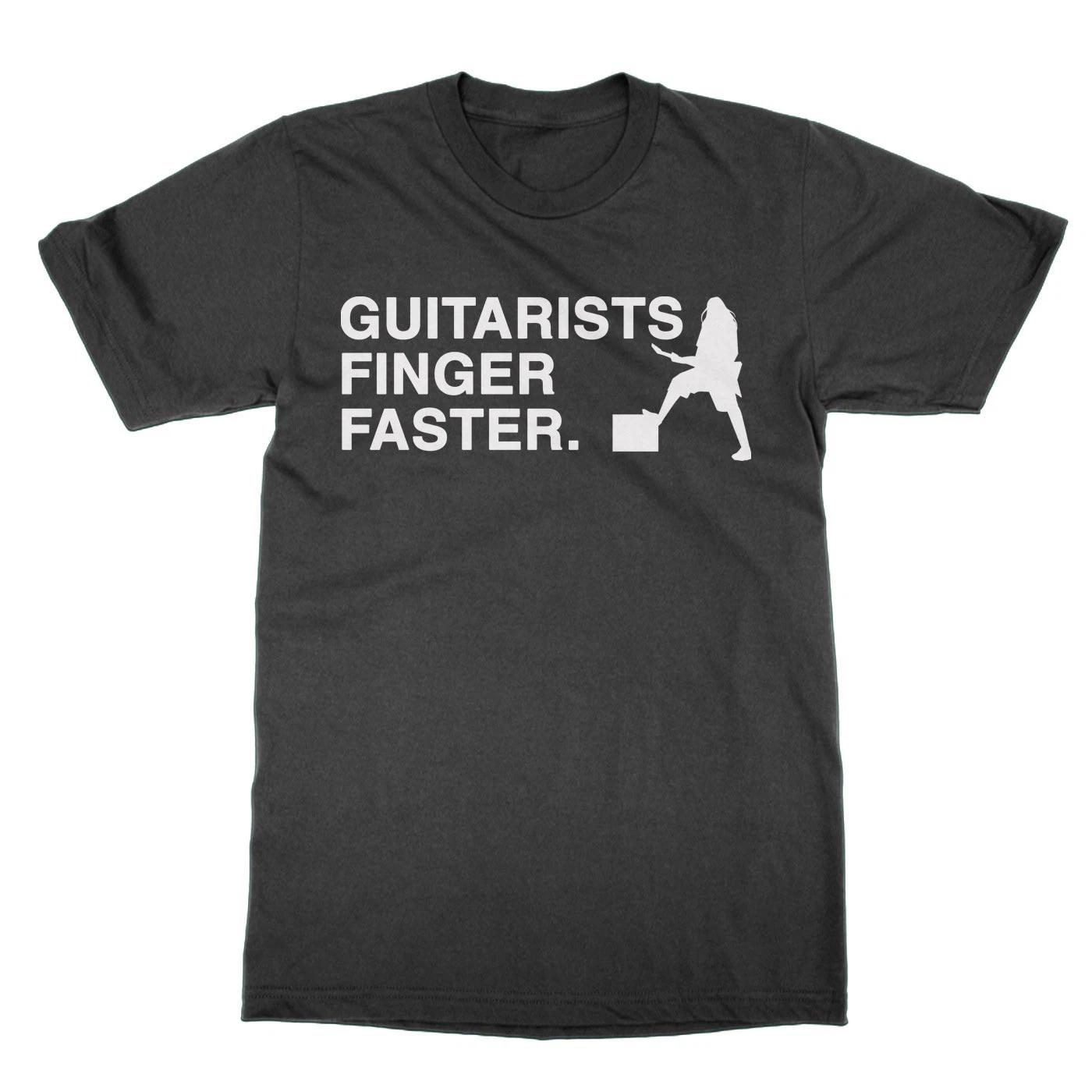Guitarists Finger Fast T-Shirt Funny Band Music Gift For Guitarist 4XL