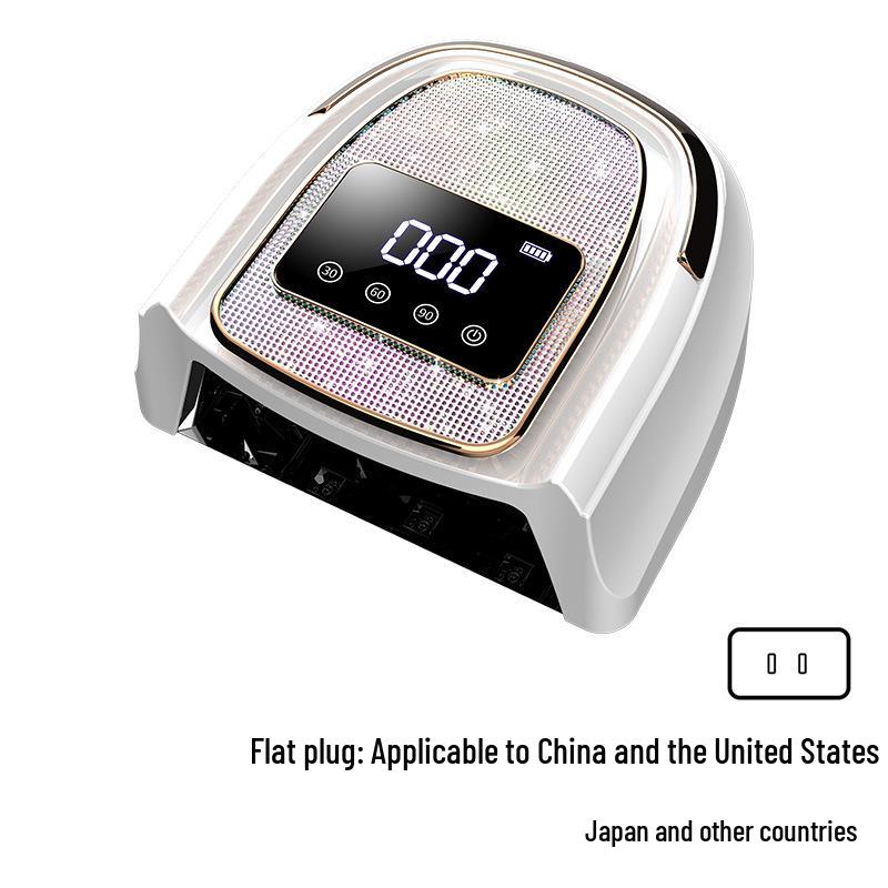 Portable UV LED Nail Dryer with Reflective Base and Quick Drying Function