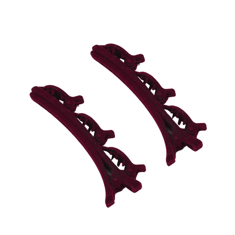 Flocking Hair Clips Hairpins for Women Fashion Handmade Geometric Braided Barrettes Headwear Girls Sweet Hairpins Hair Accessory