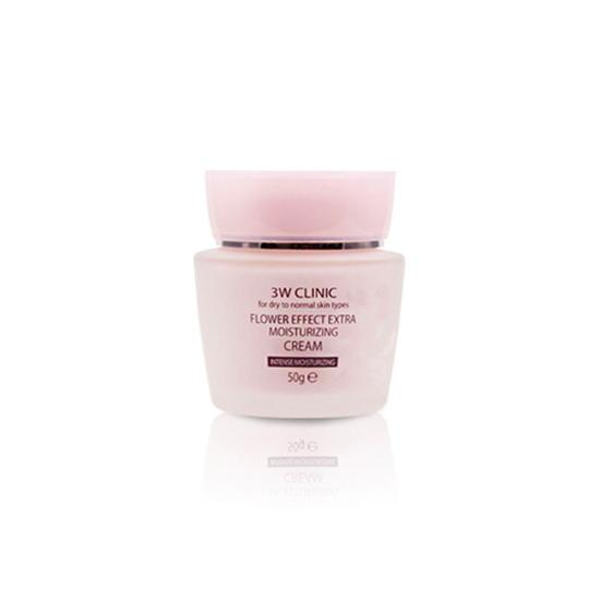 3w Clinic Extra feuchtigkeitsspendende Creme mit Blumeneffekt, 50 g (3 Optionen)