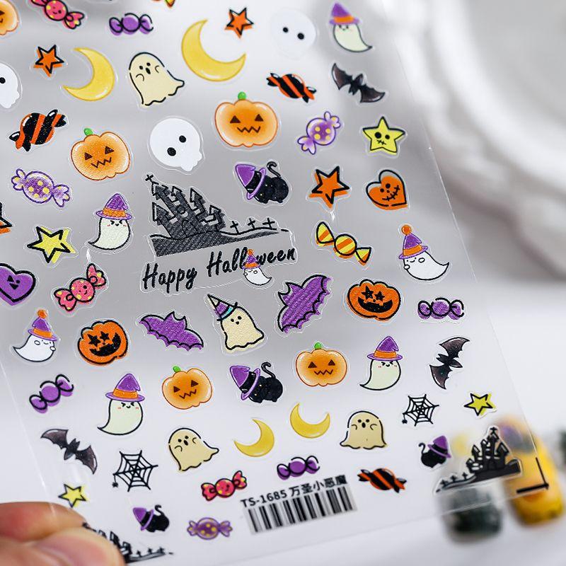 

Qiji Notebook Waterproof Halloween Element Nail Sticker TS -16.85 million Holy imp