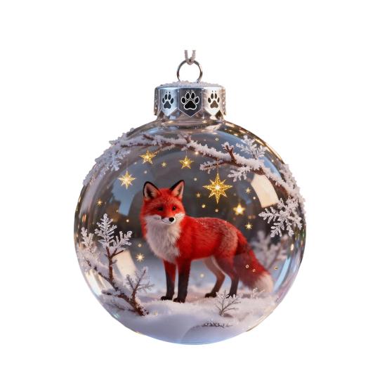 Birds 2D Acrylic Christmas Ornaments Decorative Wild Animal Figurines Ocean Theme Themed Decor Gift for Nature Lovers Festive Decorations