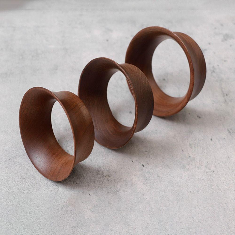 Wood Portafilter Coffee Catcher Ring 51/53/58mm Coffee Powder Ring Coffee Dosing Ring Barista