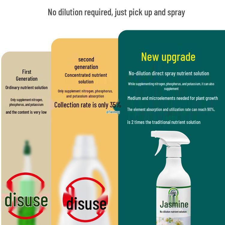 Undiluted Jasmine Fertilizer for Acid-Loving and Flowering Potted Plants