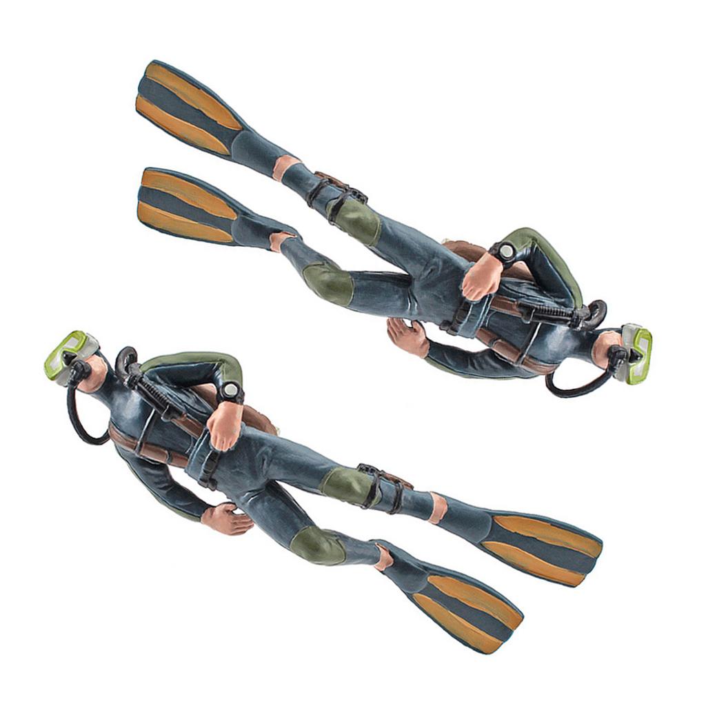 Traditional Fashion Marine Miniature Scuba Diver Addition Enhances Water Beauty