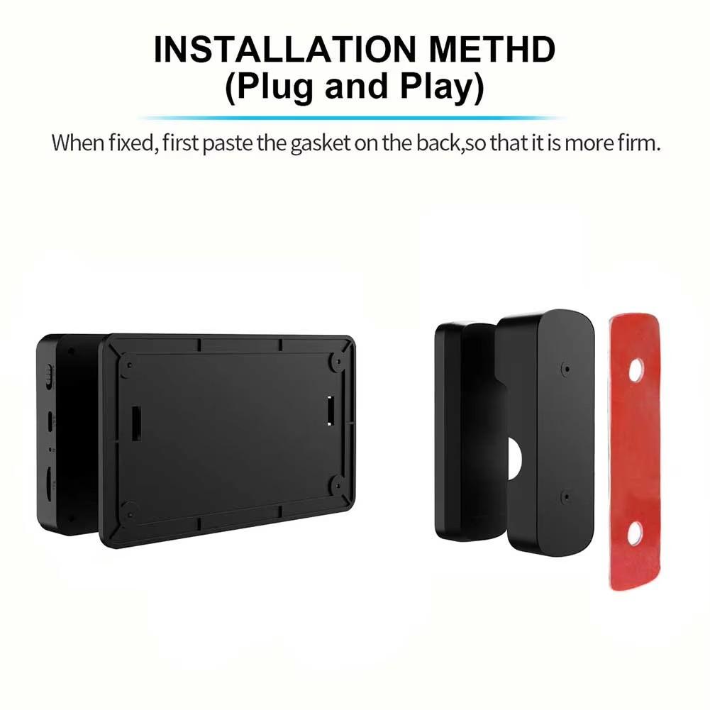 Wireless Video Doorbell Two Way Voice Video Intercom System Wireless Video Doorbell Camera with Monitor 120 Degree Viewing Angle M2 4.3" Screen