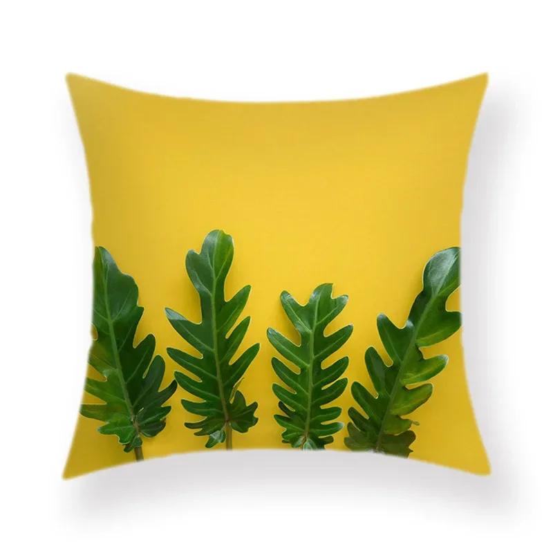Boho Room Aesthetic Summer Green Pillowcase Cartoon Pineapple Decorative Pillow Bed Sofa Throw