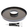 Moule à tarte couronne Ø 30 cm + Stylo de glaçage noir