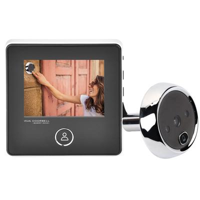 Timbre visual inteligente con mirilla y pantalla LCD TFT de 2,8 pulgadas con cámara de visión nocturna infrarroja de 1 MP