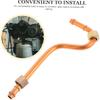 Air Compressor Parts Replacement Aluminum Exhaust Tubing Sturdy Versatile Air Compressor Tube