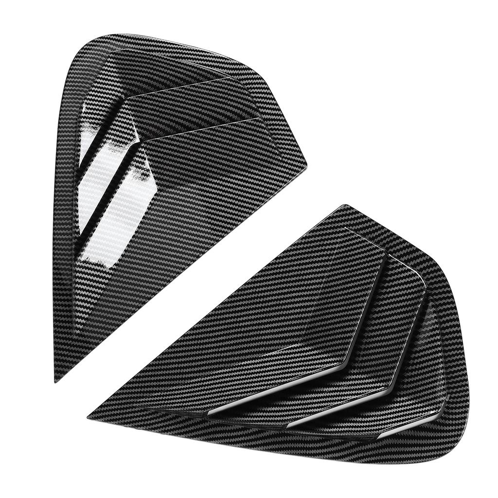 2 Pcs Rear Side Window Louver   Side Window Louvers Shutter Panel Trim for X6 E71 E72 2008 To 2014