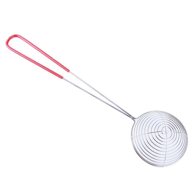 Stainless Steel Oil Spoon Mesh Strainers Strainer Scoop Colander Milk Tea Spoon Cooking Tools Soup Skimmer Scoop Kitchen Tools