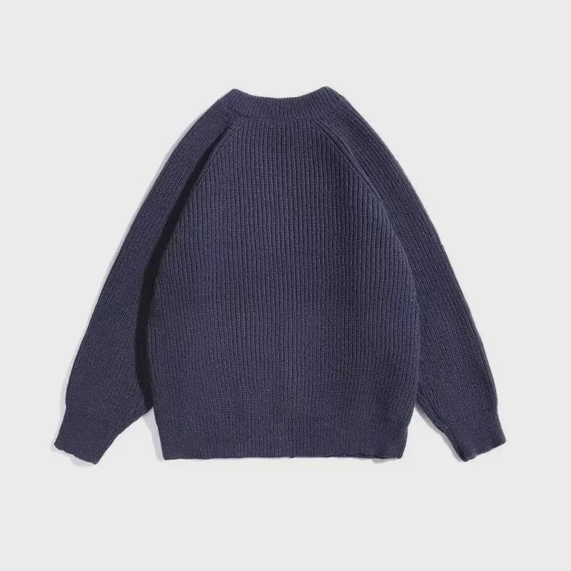 2024 Autumn/Winter Women's French Casual Loose Round Neck Knitted Cardigan Jacket