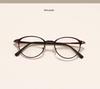 1144 Ultralight Tungsten-Carbon Plastic Myopia Eyeglass Frames for Men & Women - Small Oval Student Optical Glasses