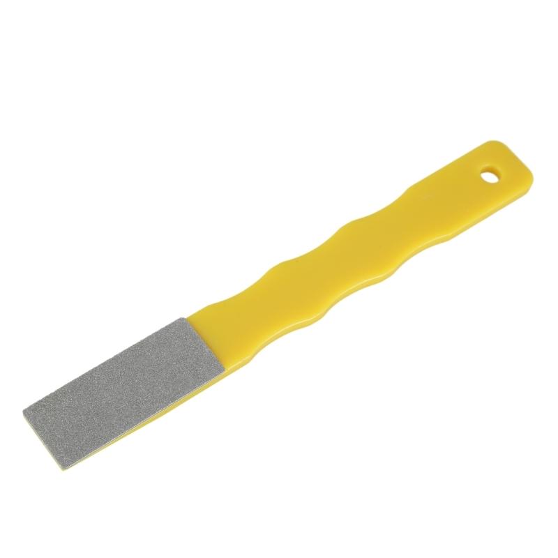 

Sharpening Hone Professional Kitchen Cutter Sharpener Metal Sharpening Stone Quick Grinding Scraper Easy to Use