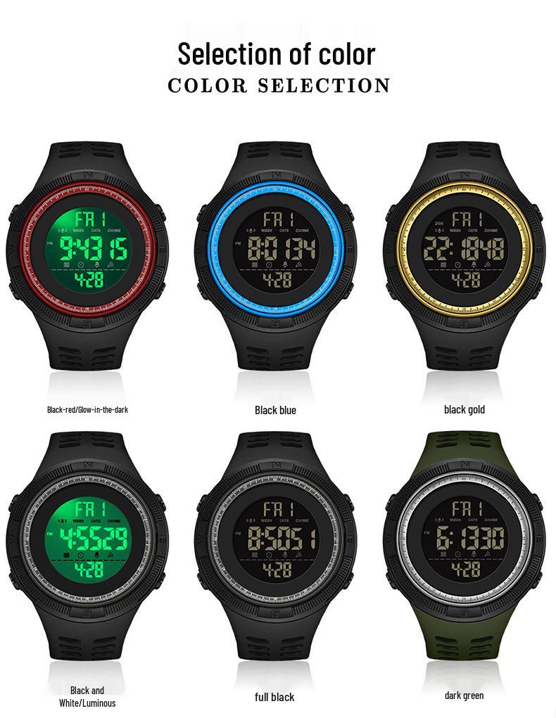 OFNS Popular Multifunctional Luminous Sports Watch for Students