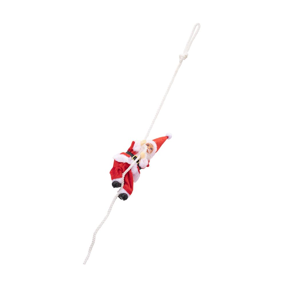 Christmas Tree Santa Doll Decorations With Rope Santa Clause Figure Resin Hanging Ornament For Home Party Decoration