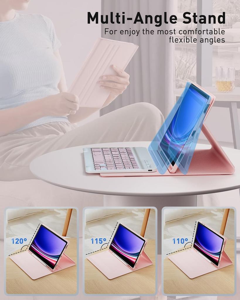 Tastaturhülle für iPad mini 7. 6. Generation für iPad mini 7 A17 Pro Mini 6 8,3 Zoll Magnetische Tastatur Stifthalter