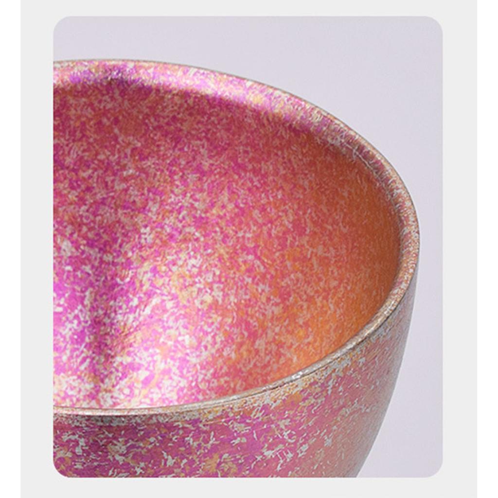 Titanium Kung Fu Tea Cup High Temperature Resistance Insulated Individual Jianzhan Tea Cup for Home 