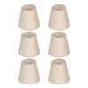6PCS Simple Cloth Lampshade Modern Fabric Lampshade for E14 Table Chandelier Wall Lamp