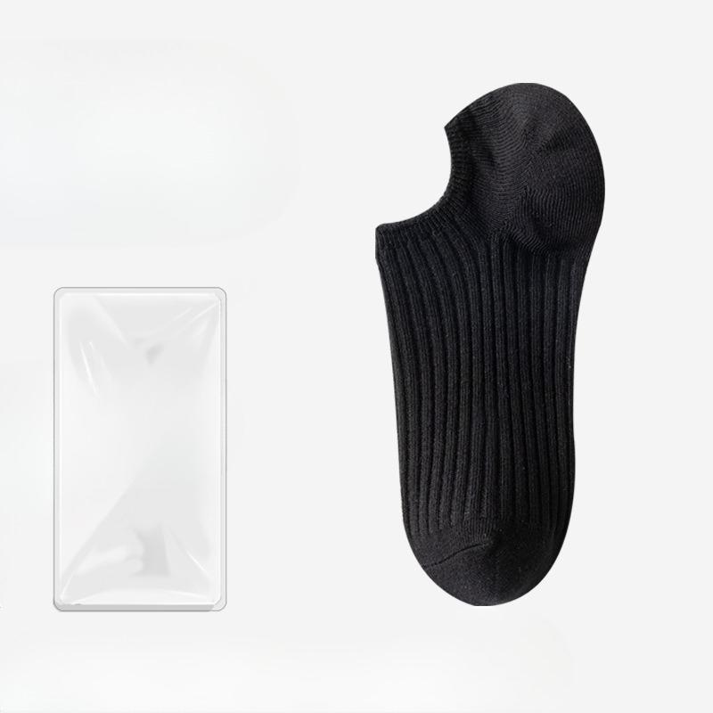 Female Spring and Summer Invisible Sweat Absorption Deodorant Not To Drop with Shallow Mouth Non Slip Socks