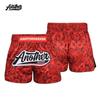 Men Women MMA Boxing Shorts Red Rose Training Fight Pants UFC Muay Thai Kickboxing Gym Workout