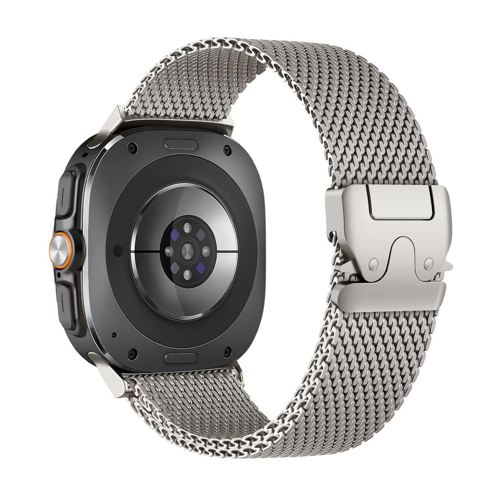 Parachute Buckle Straps for Samsung Galaxy watch ultra 47mm belt milanese loop bracelet correa Galaxy watch 7 ultra 47mm band