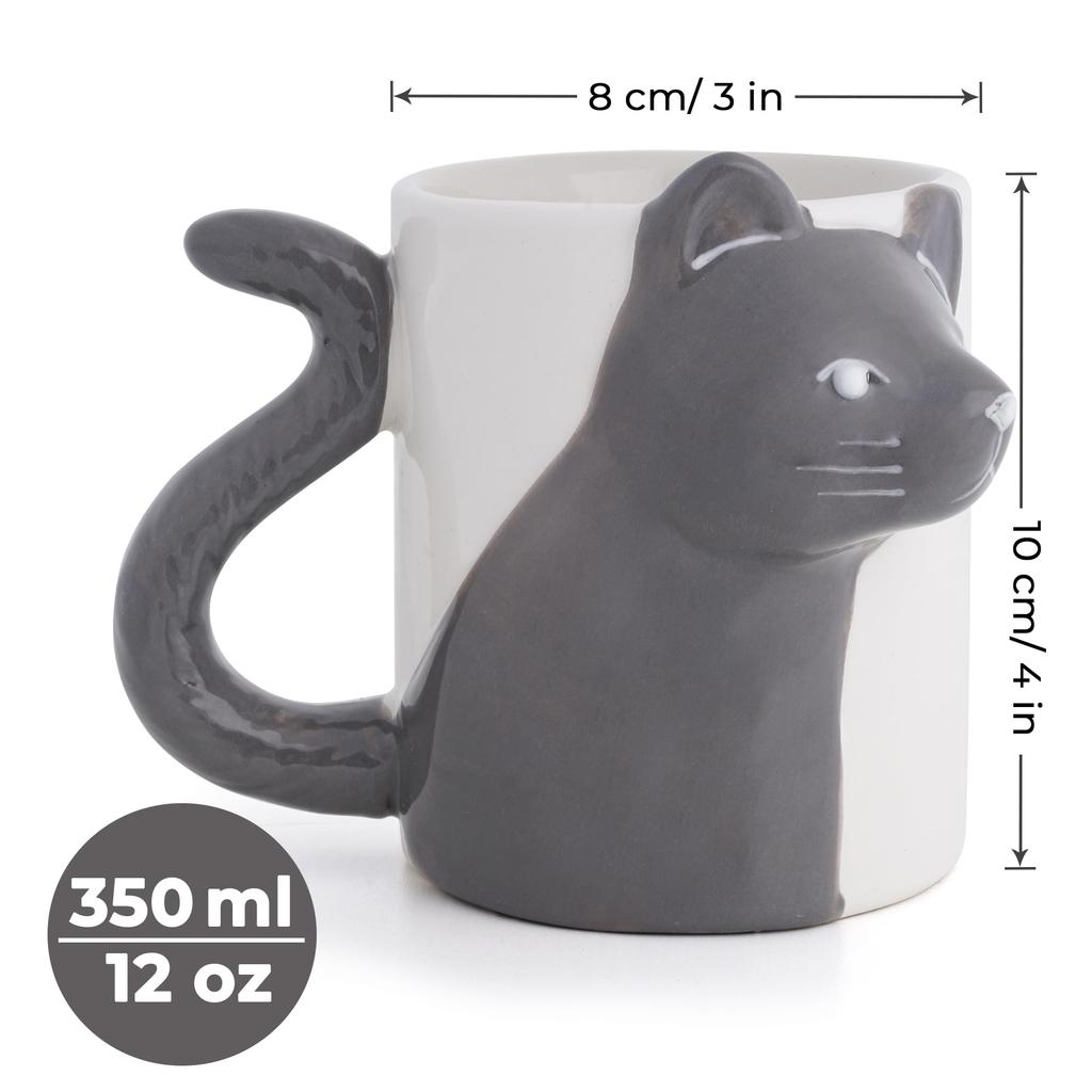 MIAMIO Kyssande Katt Muggar Kattälskare Gåvor för - Set/Kaffekoppar, Män/Kvinnor