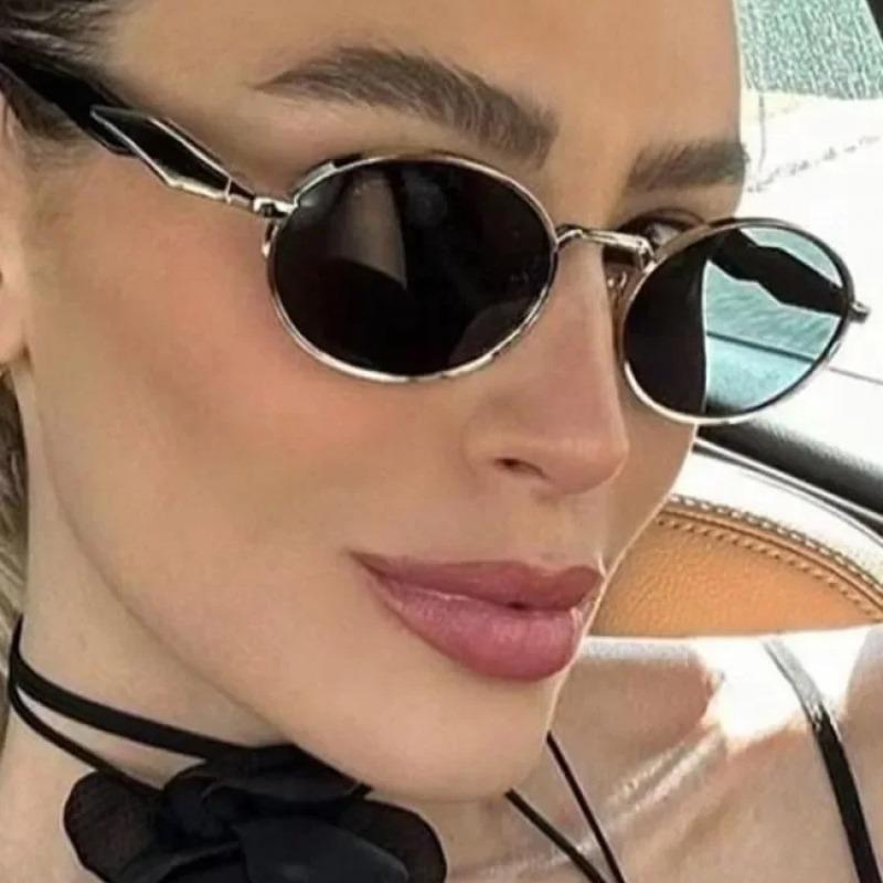 Retro Round Metal Sunglasses Women Glasses New Fashion Leopard Sun Glasses Trendy Brand Designer Eyewear Female Male UV400