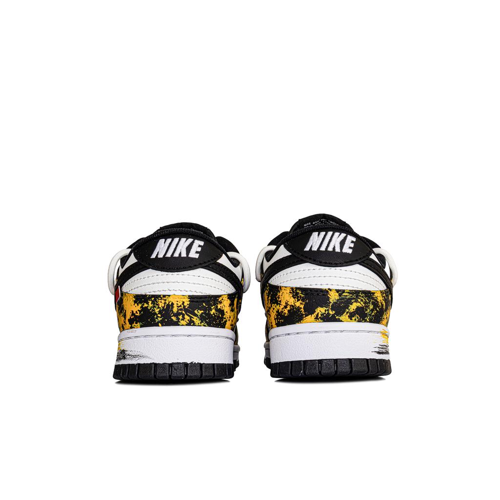 Nike Dunk Sting Bee Abrasion Resistant Low top Skateboard Shoes Unisex Black Yellow HF5441-100(Team584-)
