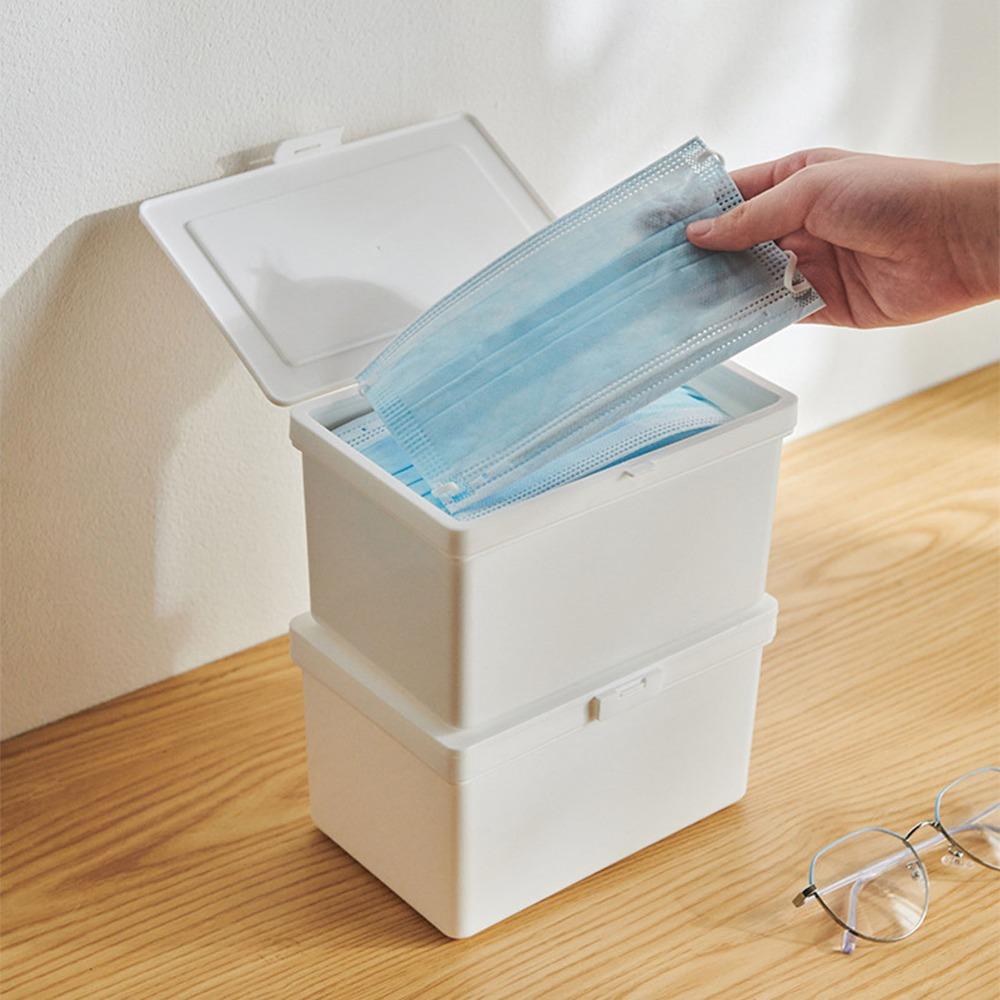 With Cover Face Cover Dispenser Box Dustproof Protective Desktop Storage Box  Home Use