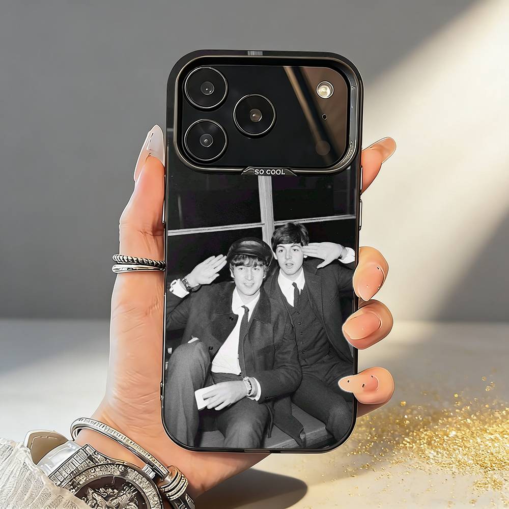 Singer P-Paul M-McCartney Phone Case For iPhone17,16,15,14,13,12,11,Pro,MAX White Matte Shockproof Cover