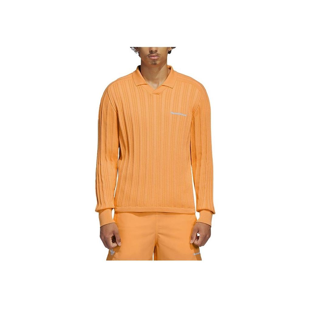 Adidas X Pharrell Williams Knit Long-Sleeve Jersey Hazy Orange Unisex Tops IC1405
