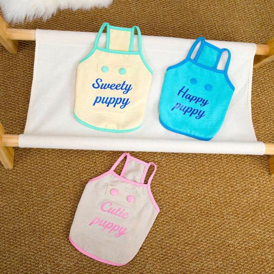 Dog Cooling Vest for Small Medium Dogs Soft Breathable Summer Dog Outfits Cute Spaghetti Strap Sleeveless Puppy Clothes